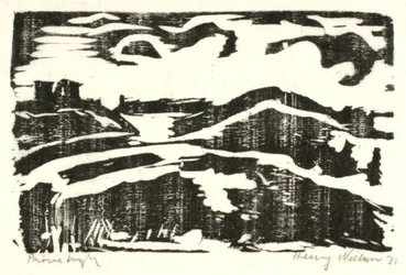 Paisaje con colinas