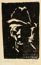 Retrato de hombre con sombrero
