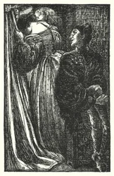 Canción de Shakespeare: "No suspiren más, damas" (litografía)