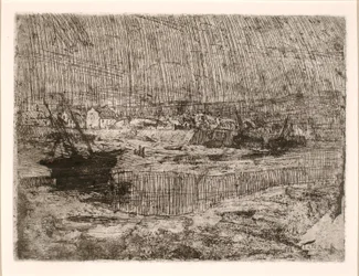 Barcos de pesca volcados, Bretaña