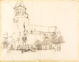 Iglesia, St.-Germain-des-Prés, Francia