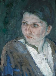 Cabeza de mujer en Jerusalén