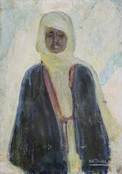 Hombre Marroquí (óleo sobre panel)