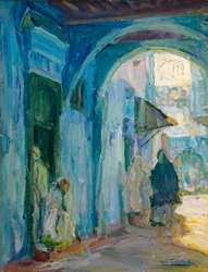 Calle en Tánger, ca. 1910