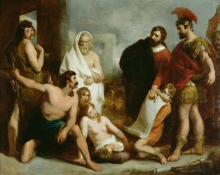 Los romanos enseñan las artes mecánicas a los antiguos británicos