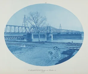Puente C.M. & St. P. RR en Sabula, Ia.
