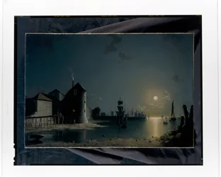 Vista del puerto de Southampton