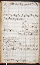 Partitura autógrafa de Purcell de 