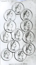 Retratos de emperadores romanos, de 