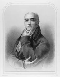 Retrato de Sir Henry Raeburn, grabado por T.W. Knight