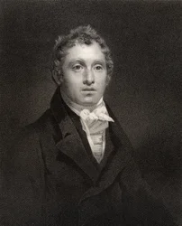 Sir David Brewster, grabado por W. Holl, de 