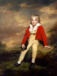 Sir George Sinclair de niño (óleo sobre lienzo)