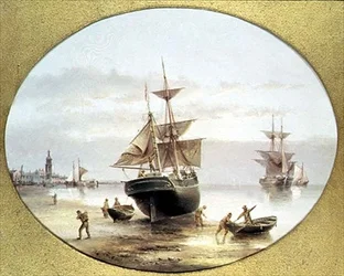 Escena del puerto
