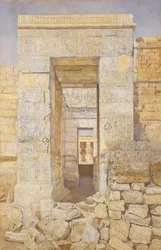 Entrada este, Sala de Tiberio, Templo de Isis, Filé, 1905