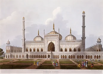 Mezquita en Lucknow, 1824