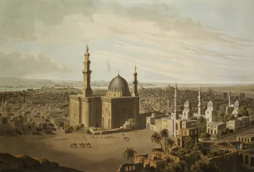 Vista del Gran Cairo, grabado por Daniel Havell, 1809