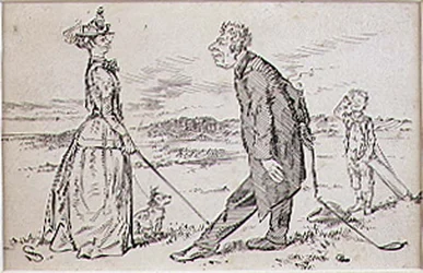 El Golfista Cortés, ilustración de la revista 