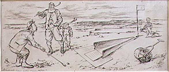 El Golfista Guiado, ilustración de la revista 