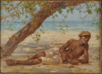 Samuel bajo un árbol, Jamaica