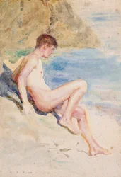 El bañista, 1910