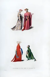 Vestido de corte, siglo XIV