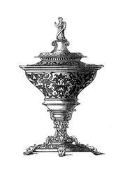 Diseño para un salero, 1645, 1843