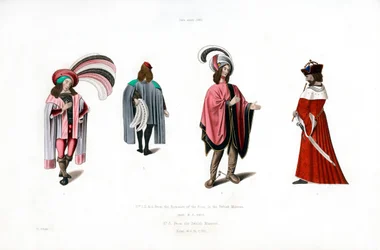 Vestimenta masculina, c. 1480, 1843