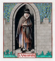Pobreza, c. 1480, 1843