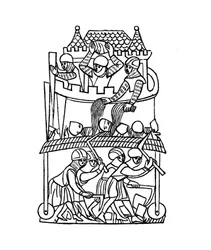 Asedio, c1260, 1843