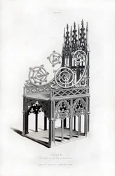 Trono de plata maciza, 1397, 1843