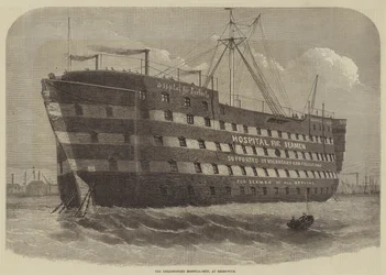 El barco hospital Dreadnought, en Greenwich