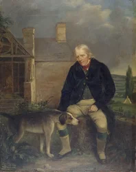 Thomas Lewis, cazador de Cefn Mable, de 84 años de edad