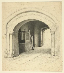Arco que conduce a la Grammar School, Bristol