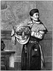 Trayendo el cuenco de wassail, 1874