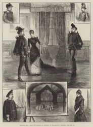 Bocetos de Moro, el Pintor de Amberes, en el Teatro de Su Majestad