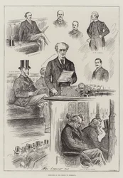 Bocetos en la Cámara de los Comunes