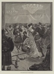El baile de las tierras altas en las salas de Willis