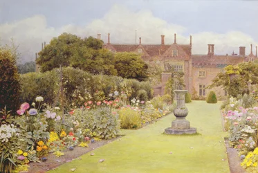 El paseo de la hierba, Helmingham Hall, 1892