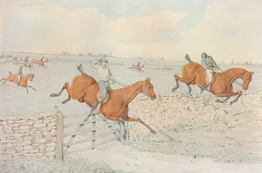 Una carrera de obstáculos: Un golpe a un recinto de piedra. 5 a 4 en blanco, 1827