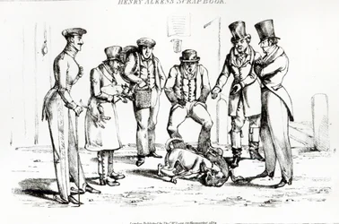 Pelea de perros, 1824
