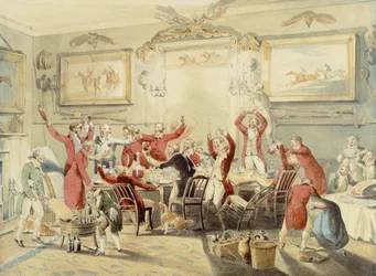 Caza del zorro: El brindis