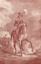 Oficial, 9º Lanceros, c. 1825, 1909