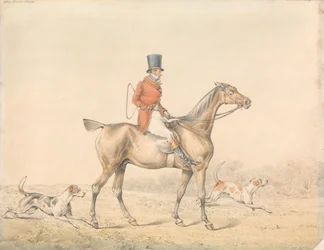 «El caballo de caza para la jauría»