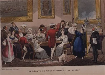 El debut; o primer intento con el pincel!!, de 