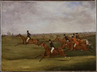La gran carrera de obstáculos de Leicestershire, 12 de marzo de 1829: A toda velocidad