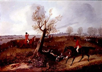 Vista Halloo (uno de un conjunto de cuatro)