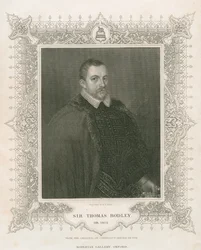 Retrato de Sir Thomas Bodley (1545-1613) (grabado)