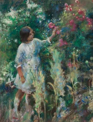 En el jardín, c.1900