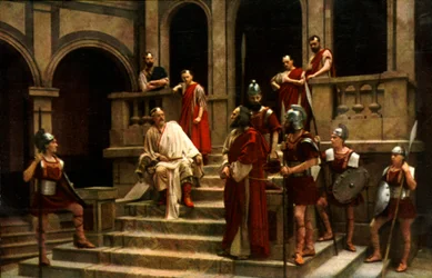 Jesús ante Pilato, 1922
