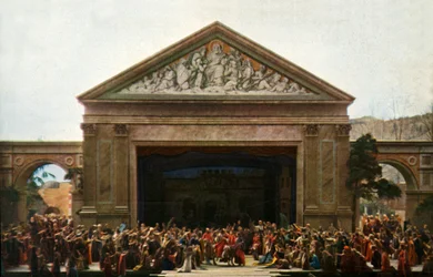 La entrada en Jerusalén, 1922